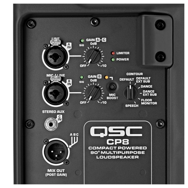 QSC CP8: El altavoz compacto con sonido potente