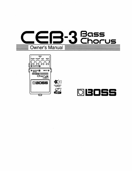 Review CEB-3 Bass Chorus: CEB-3 Bass Chorus: El coro que desata el potencial de tu bajo